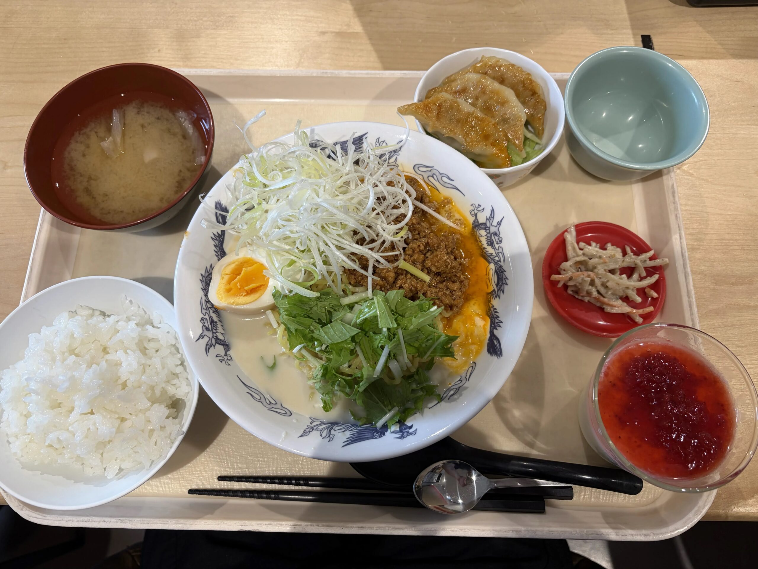 冷やし豆乳担々麺